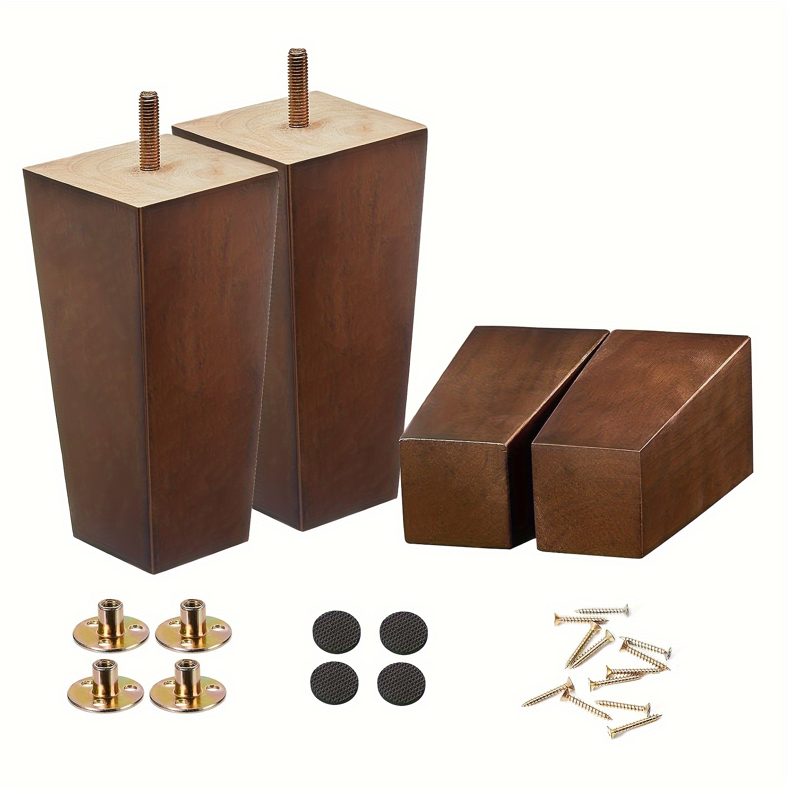 Protective feet for furniture top