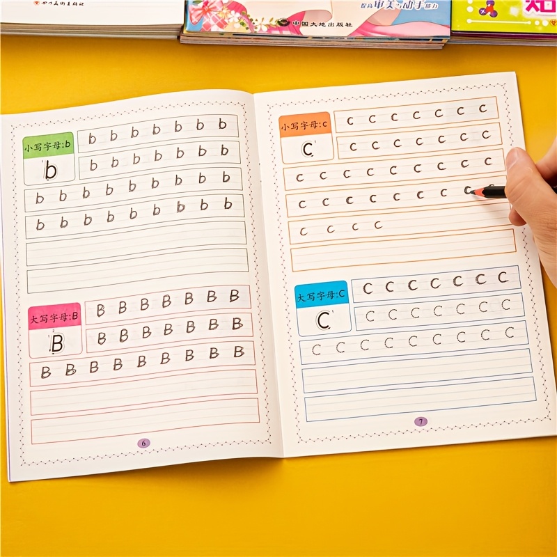 A-Z English Alphabet Pen Control Practice Book, Beginner