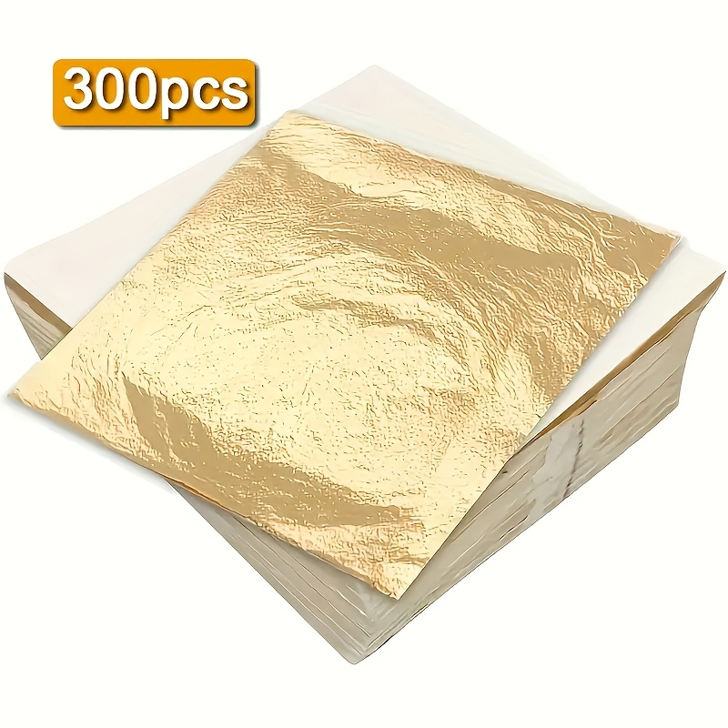 E-shop 300 Stück Metallfolie für DIY-Bastelarbeiten, Nageldesign, Bilderrahmen Wohnmöbel-Dekoration