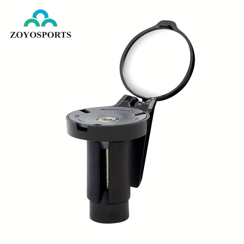 

Zoyosports Nylon Universal Fit Bike Mirror - 1pcs Adjustable 360° Rotation Bicycle Handlebar Rearview Mirror With Convex Lens For Wide Angle Cycling Back Sight Reflection