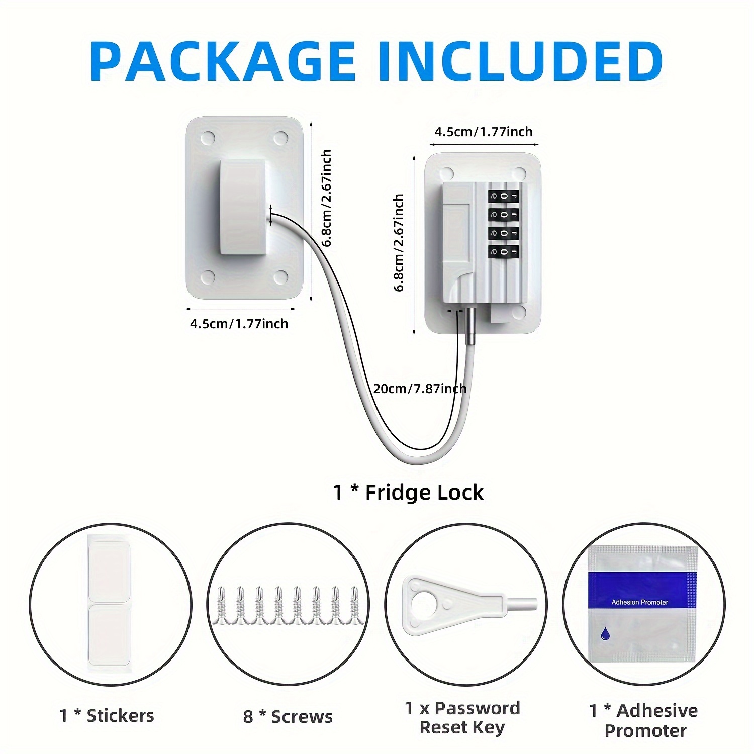 1pc combination for cabinets install no needed details 1