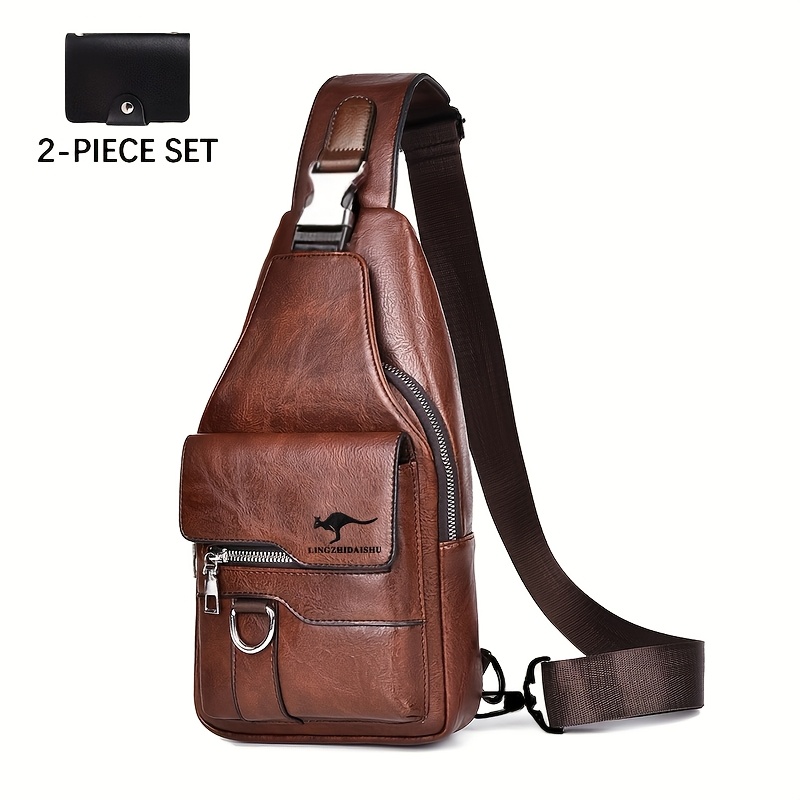 TEMU Nouveaux sacs bandoulière, sacs à main, sacs à bandoulière et sacs de poitrine pour homme, résistants à l', en tissu durable, de grande capacité