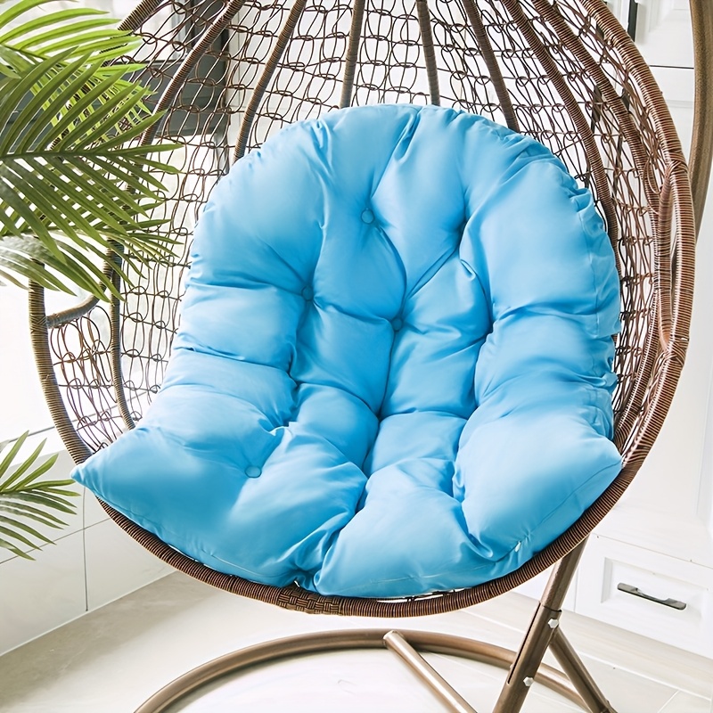 Handmade Bohemian Hanging Chair Cushion, Seat Pad, Polyester Cover - Non-Woven Fabric Weaving, Ideal for Indoor And Outdoor Use - Perfect for Decorating Patios, Balconies