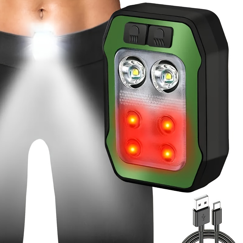 Bandeau De Sport Avec Lampe Frontale LED Rechargeable Pour Hommes Et  Femmes, Course à Pied, Cyclisme, Jogging, Marche