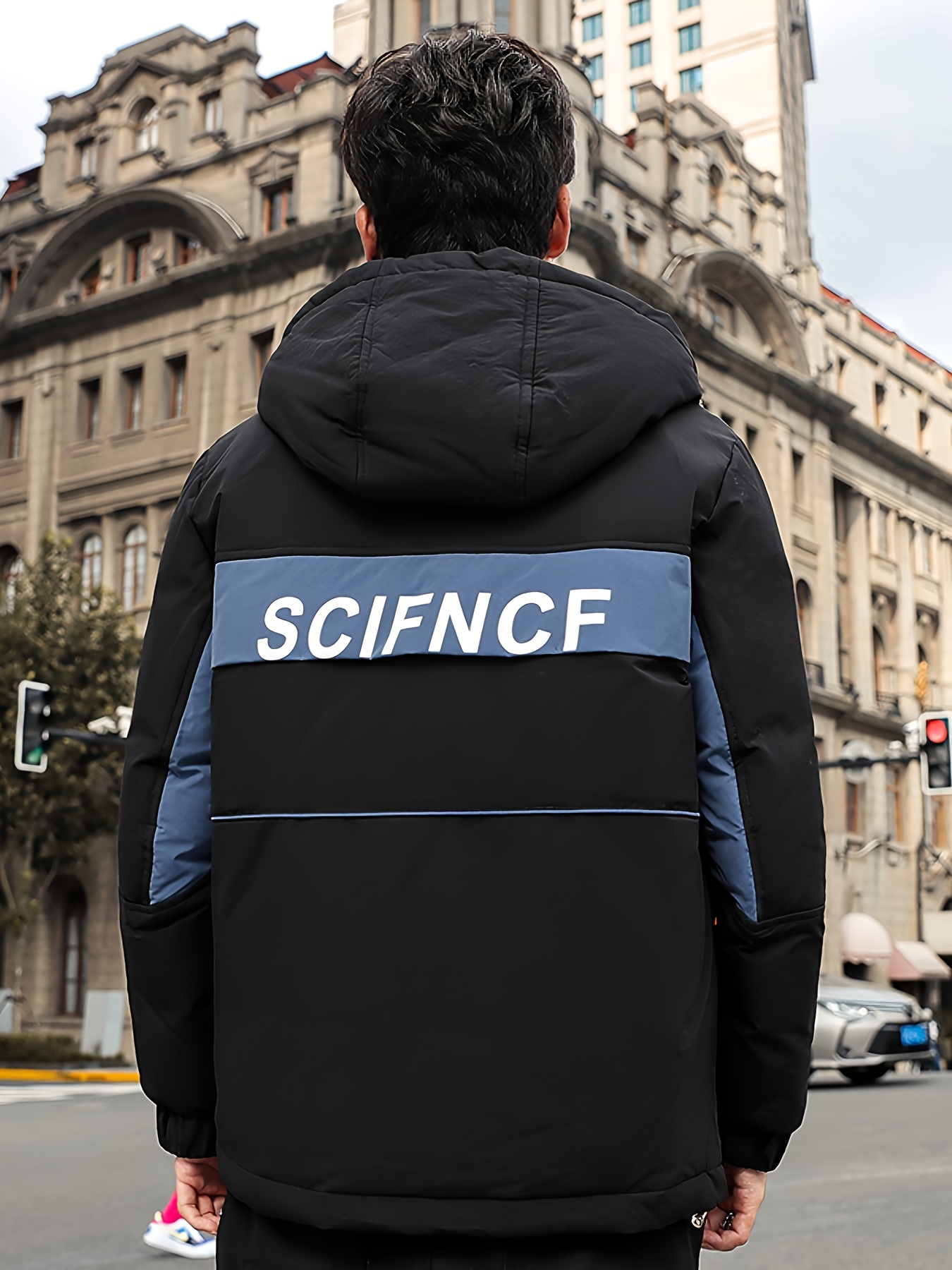 Men's Autumn/Winter Hooded White Duck Down Jacket