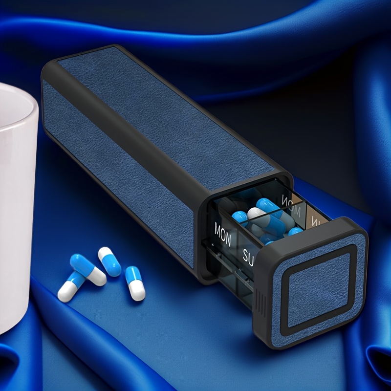 7-Week Pill Box with Large Capacity, Easy Dosage Control