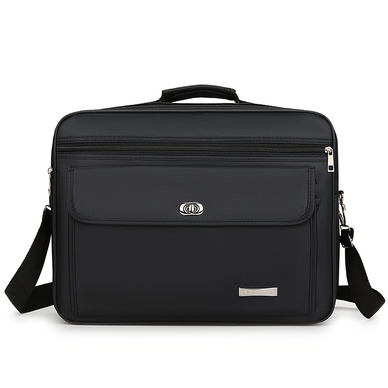 E-shop 1 Stück Mehrschichtige Praktische Aufbewahrung Stil Herren Schulter Körper Tasche für Geschäftsreisen Freizeit Urlaub Handtasche Aktentasche