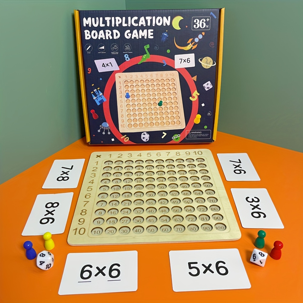 

Interactive Game - Wooden, Colors, Educational Math Toy For & Parent-