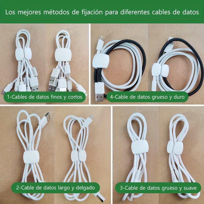 1 Pieza Organizador Cables 5/7 Orificios Ideal Fijación - Temu Chile