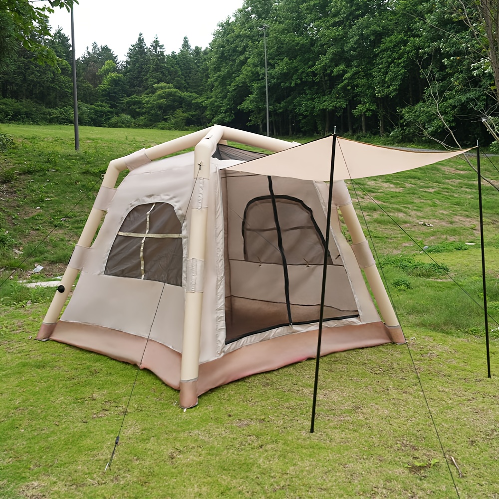 CITYSPORTSPRO Aufblasbares Zelt 3-4 Personen - Wasserdicht & Schnellaufbau 5 Min