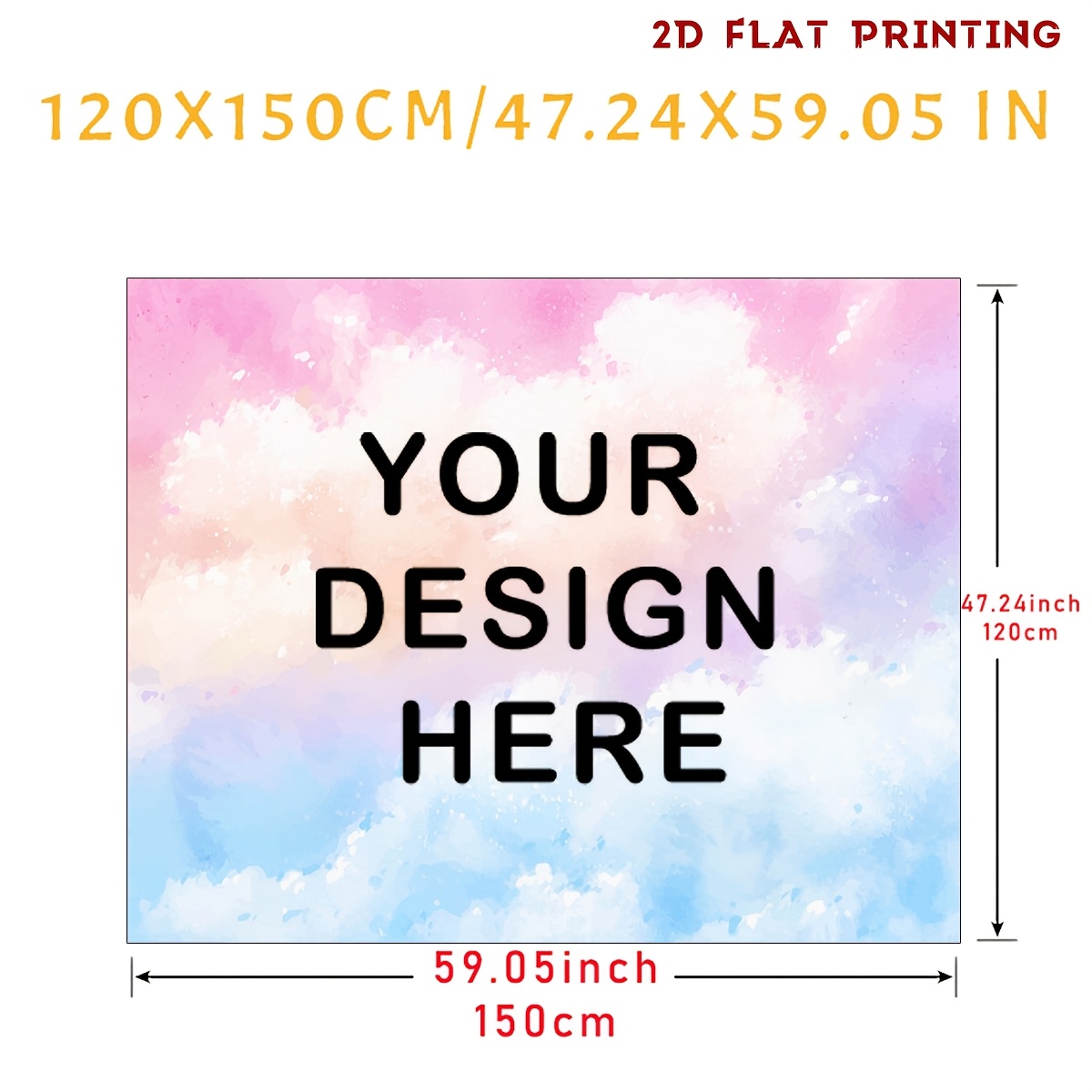 TEMU Custom Business Name Tent Banner And Logo Table Runner, Personalized Vendor Booth Display For , Craft Show, , And Trade Show Setup