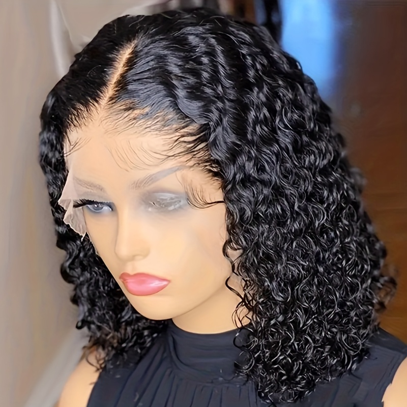Brazilian full bob cut wig with closure attached Wholesale-13X4-Pixie-Cut-Bob-  main image 3