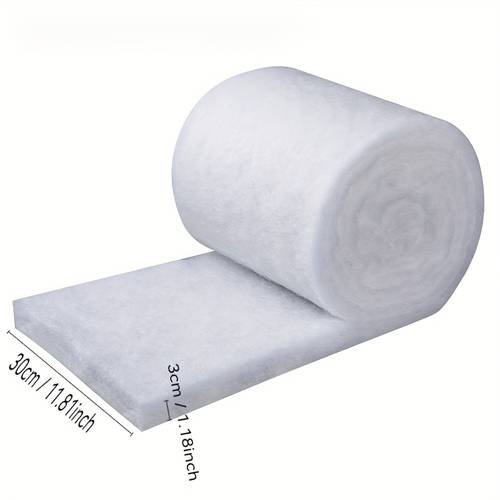 large aquarium filter pad roll 30cm x 100 81 x 79 high density white sponge filter media 3cm thick reusable filter for fish tanks and suitable for aquariums easy to clean no power supply needed