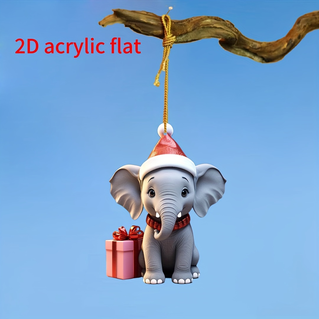 

Christmas Hat Pendant - For Car Rearview , & Decor |