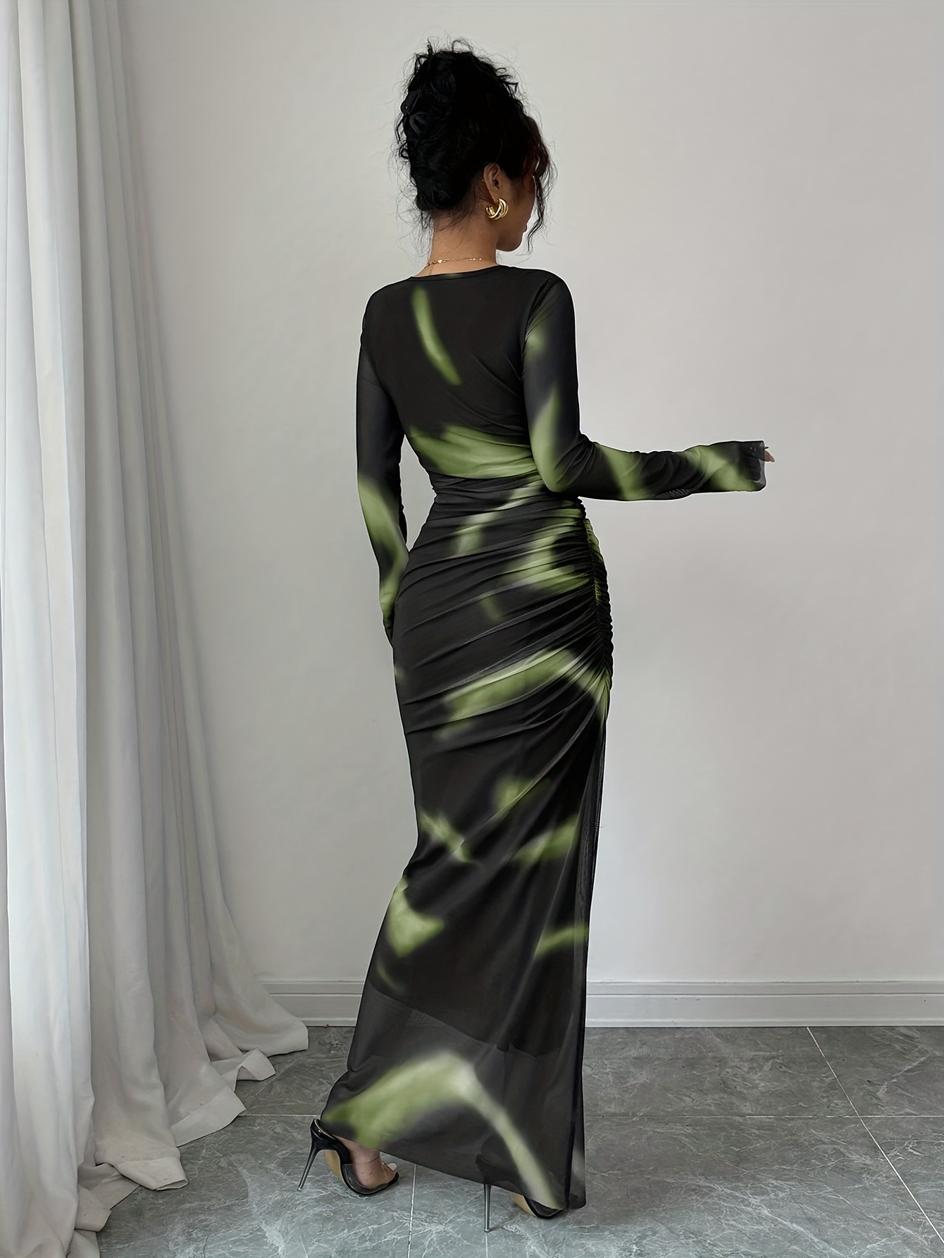 ladies long dressing gown sale Derek Rose Women's Long Dressing Gown Bailey Silk Satin Navy