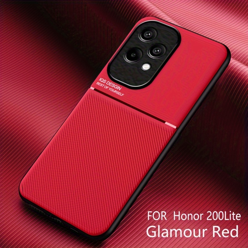 TEMU Phone Case Is Suitable For The Honor 200lite Magnetic Phone Case. It Has Simple Pattern, Fashionable Trend, Skin-, And Anti-sweat And