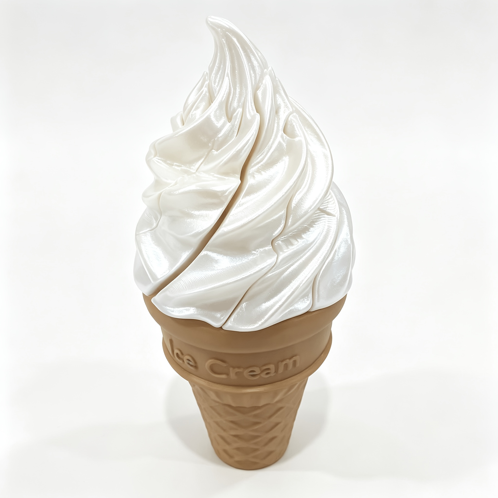 TEMU Prank Toy Ice Cream, 3d Printed, Creative Gift For Halloween, Christmas, And Birthdays