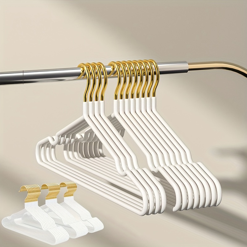 

20/10pcs Heavy Metal Hangers, Steel , Clothes Hangers For Organization