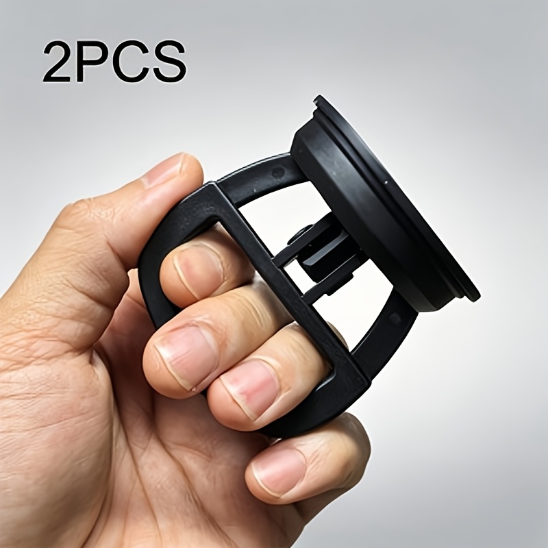 TEMU 2pcs Multifunctional Dent Repair Suction Cups, Strong Vacuum Suction, Easily Flattening Small Area Dents On Car Body; Thickened Natural Rubber