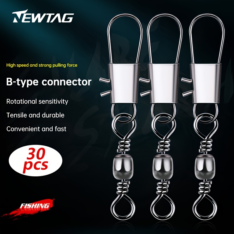 Fishing Lure Connectors High Carbon Steel Fishing Snap - Temu