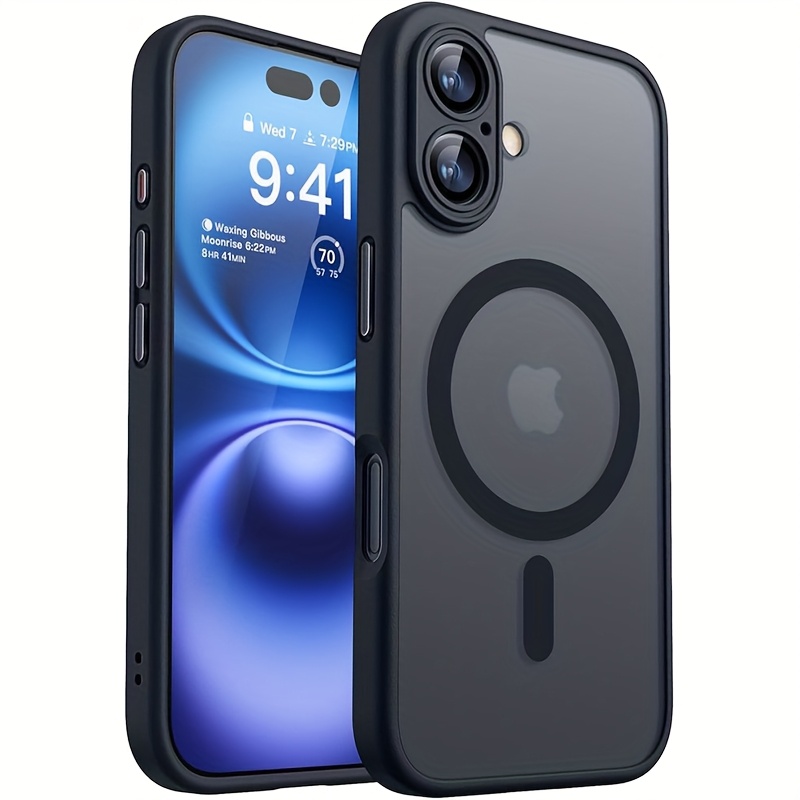 Clear Shockproof Phone Case For Iphone 17/ 17 Pro/ 17 Pro Max/ 17 Air/ 16/ 15/ 14/ 13/ 12/ / E | Slim Transparent Protective Cover With Scratch-resistant Coating | Wireless Charging Compatible