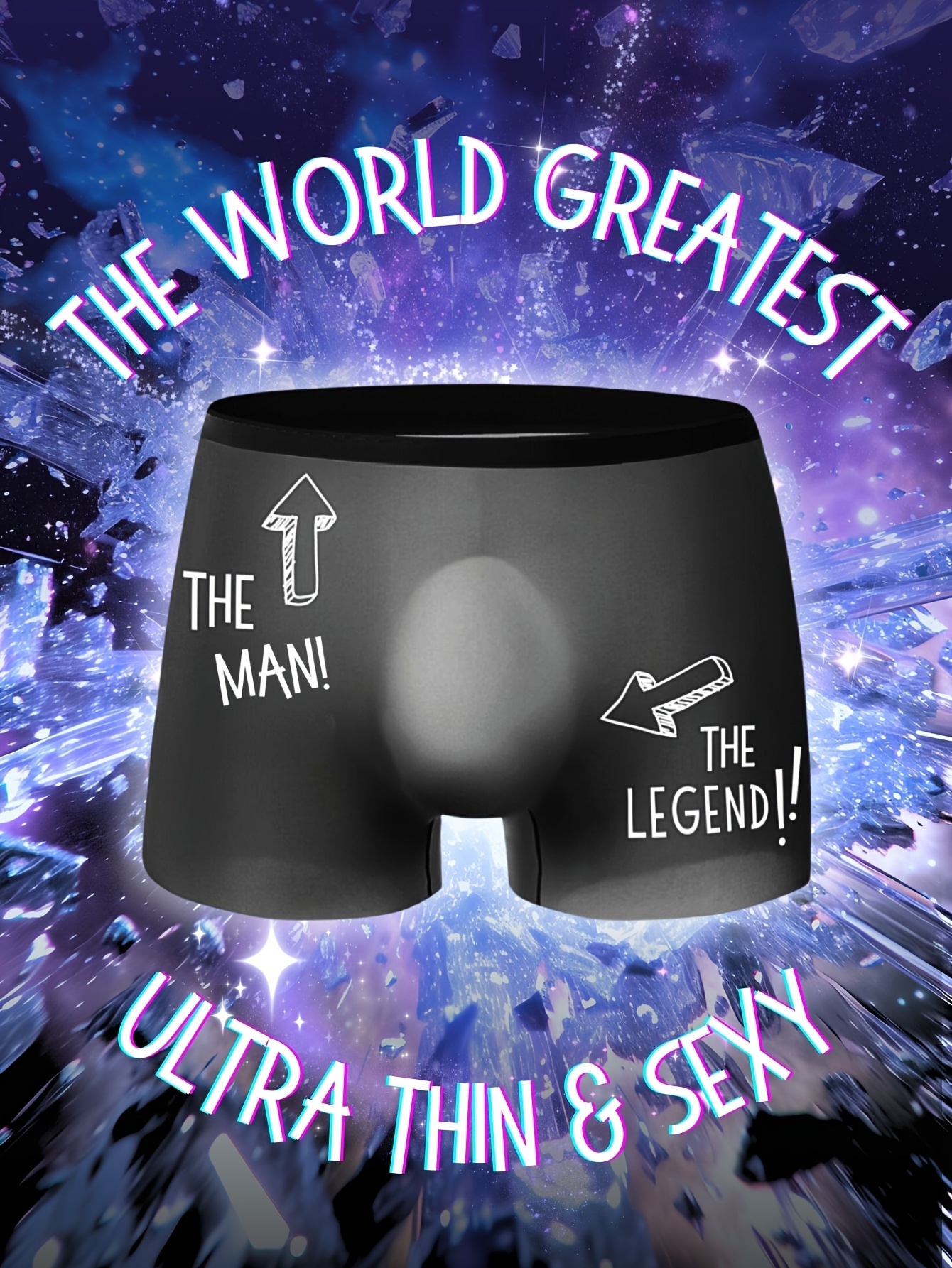 Men's Cartoon Shape Creative Novelty Funny Underwear Funny - Temu
