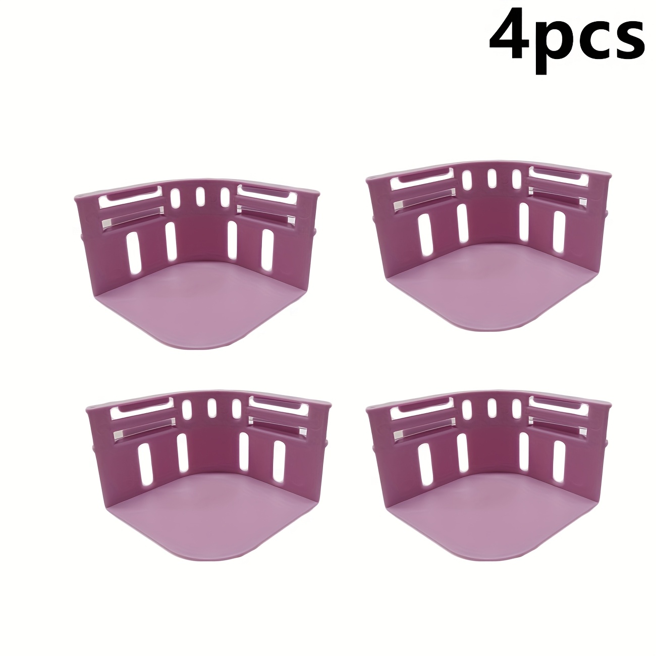 TEMU 4pcs Needle-free Bed Sheet Holders - Modern Invisible Clips, Four-corner Fixing System For Secure Bedding & Mattress Positioning, Polypropylene Material, Pink, Bedding Accessorie