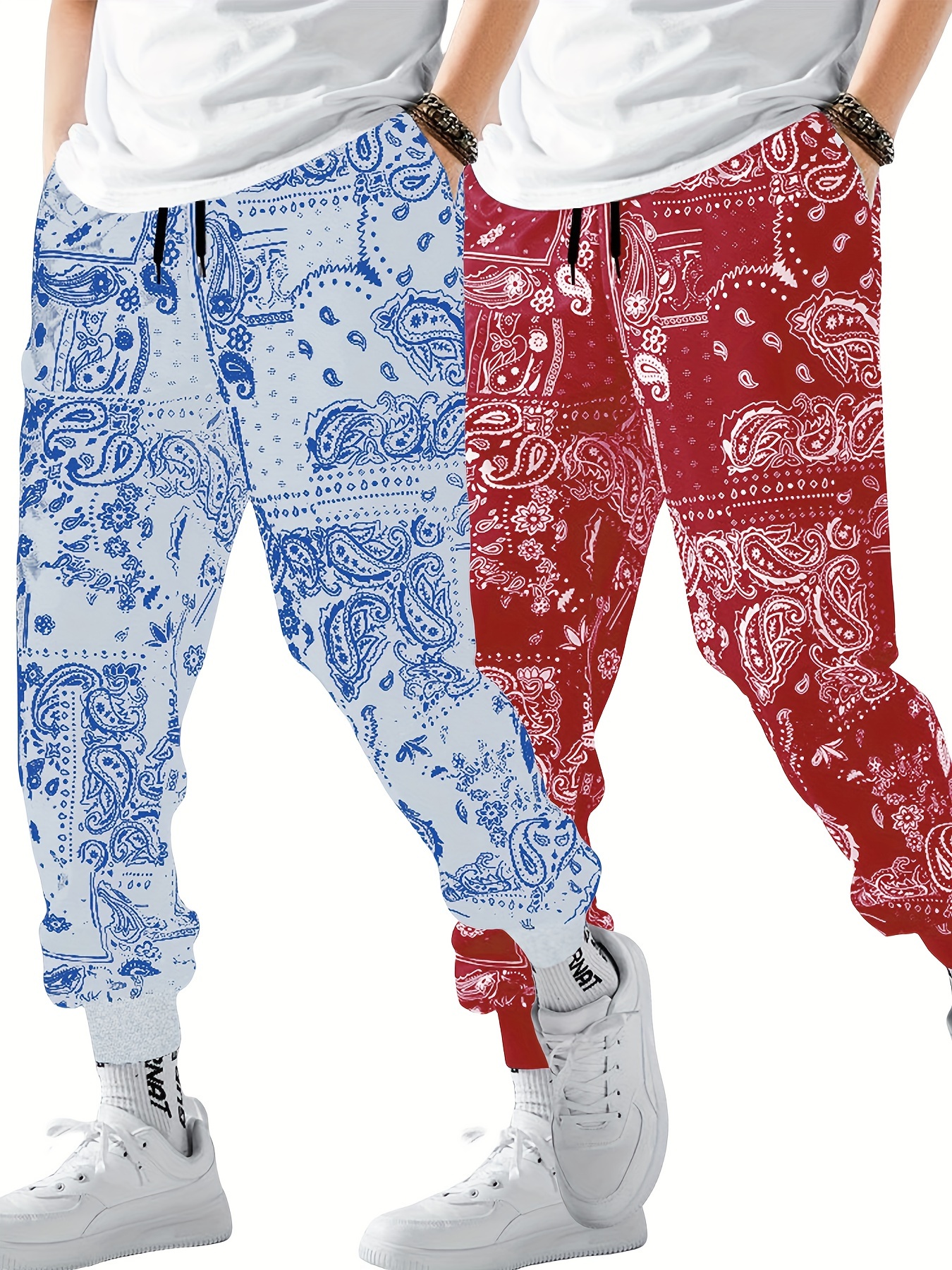 bandana print pants sold on Temu United States bandana print pants sold on Temu United States
