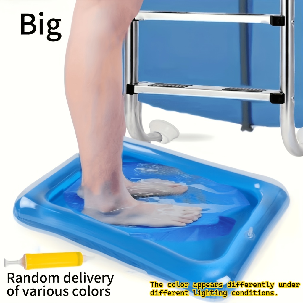 1pc Portable Collapsible Pool Cleaning Bucket, Essential For Pre-use Ground Pool Maintenance, Serves As Foot Bath Tub - Random Color