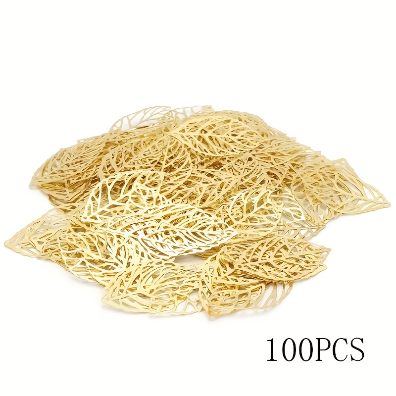 Image of 100pcs Leaves Leaf-shaped Multicolor Confetti - Ideal For Birthdays, Weddings, Graduation Ceremonies | Festive Table Decor Reusable Party Theme Table , Party Decorations, For Christmas, Halloween