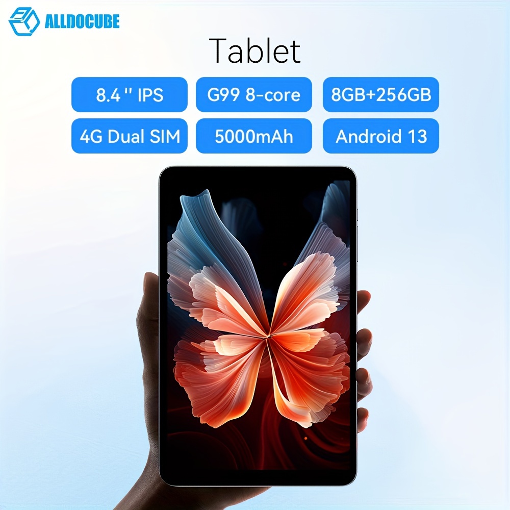 

Alldocube 8.4 Tablet 16 (8+8)+256gb G99 13 L1 Nf, Iplay50 Pro Nf, Fhd+ 1920×1200 Ips, Rom 512gb , 5mp/13mp , 4g Lte/5g /wireless 5.2, Gms/gps, 5000mah Battery