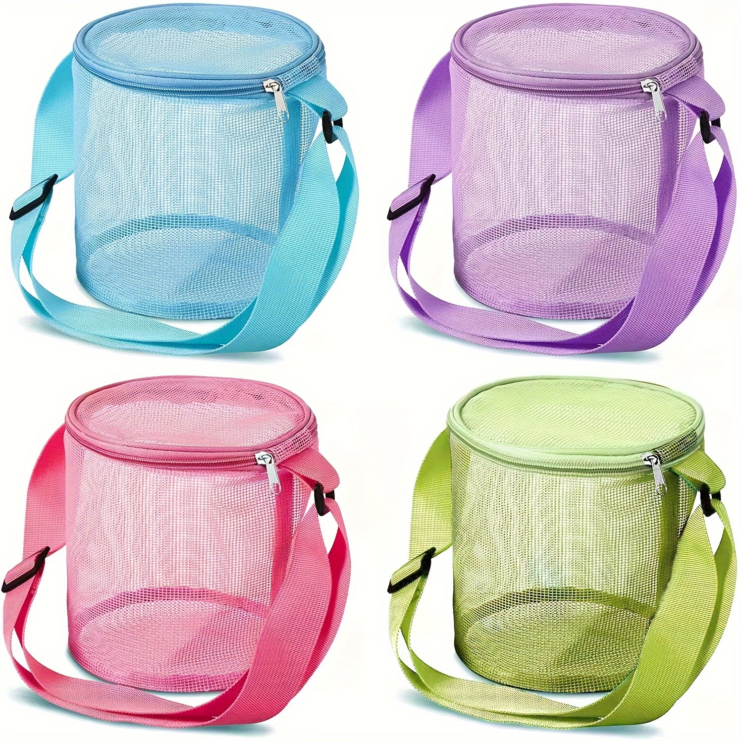 Folding Thickened Fishing Bucket Mesh Cover Portable Small - Temu