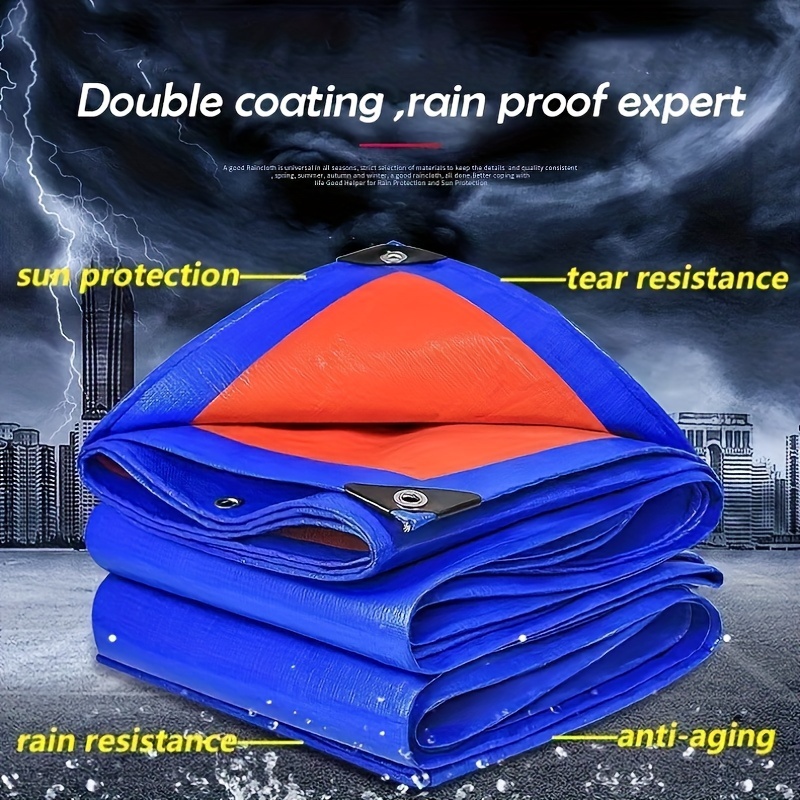 

Double-sided Waterproof & Sun-protective Cloth - Pe Material, Ideal For Gardens, , Camping | Rain, Snow & Uv Resistant
