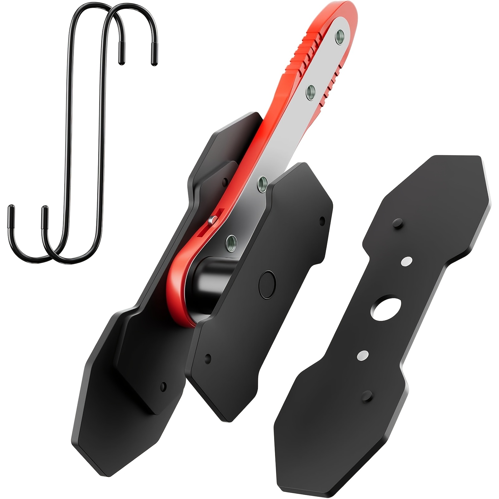 TEMU Heavy-brake Caliper Compression Tool, Sturdy Design, Caliper Piston Compressor Tool With 2pcs Large Steel Plate And , 360°adjustable Brake