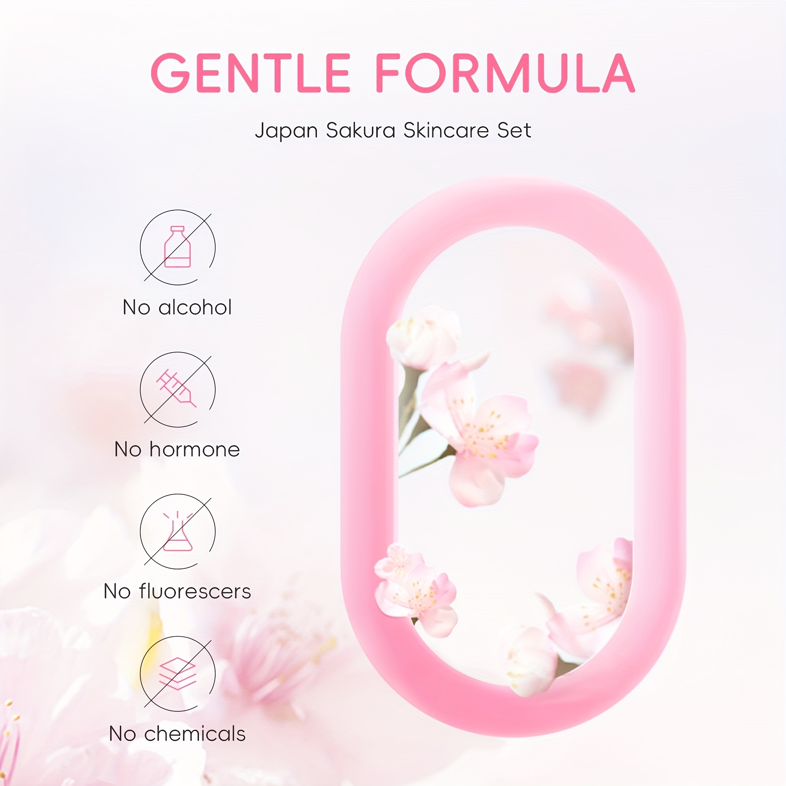 LAIKOU Vitamin C i Sakura Trešnjin Cvijet Svijetlo Bež Set za Njegu za Žene i Muškarce - Dnevni i Noćni Rutinski Komplet s Serumom Vitamina C za Posvjetljivanje i Sakura Proizvodima za Hidrataciju - Prikladno za Sve Tipove Svijetlo Bež Kože (Osjetljiva, Suha, Masna) - Idealno
