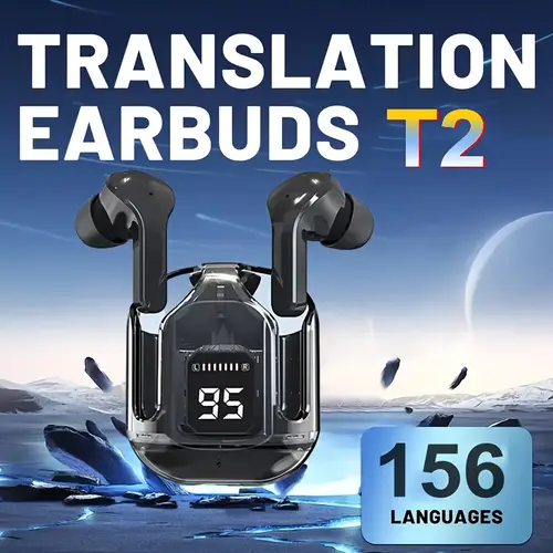 language translation earbuds 3 in 1 translation earbuds supports 156 languages and accents real time translation device compatible with ios and ideal for travel business and study
