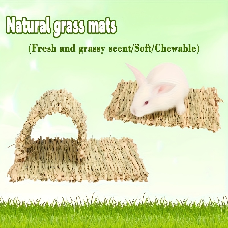 Set of 3/6 Grass Mats for Rabbits and Small Animals