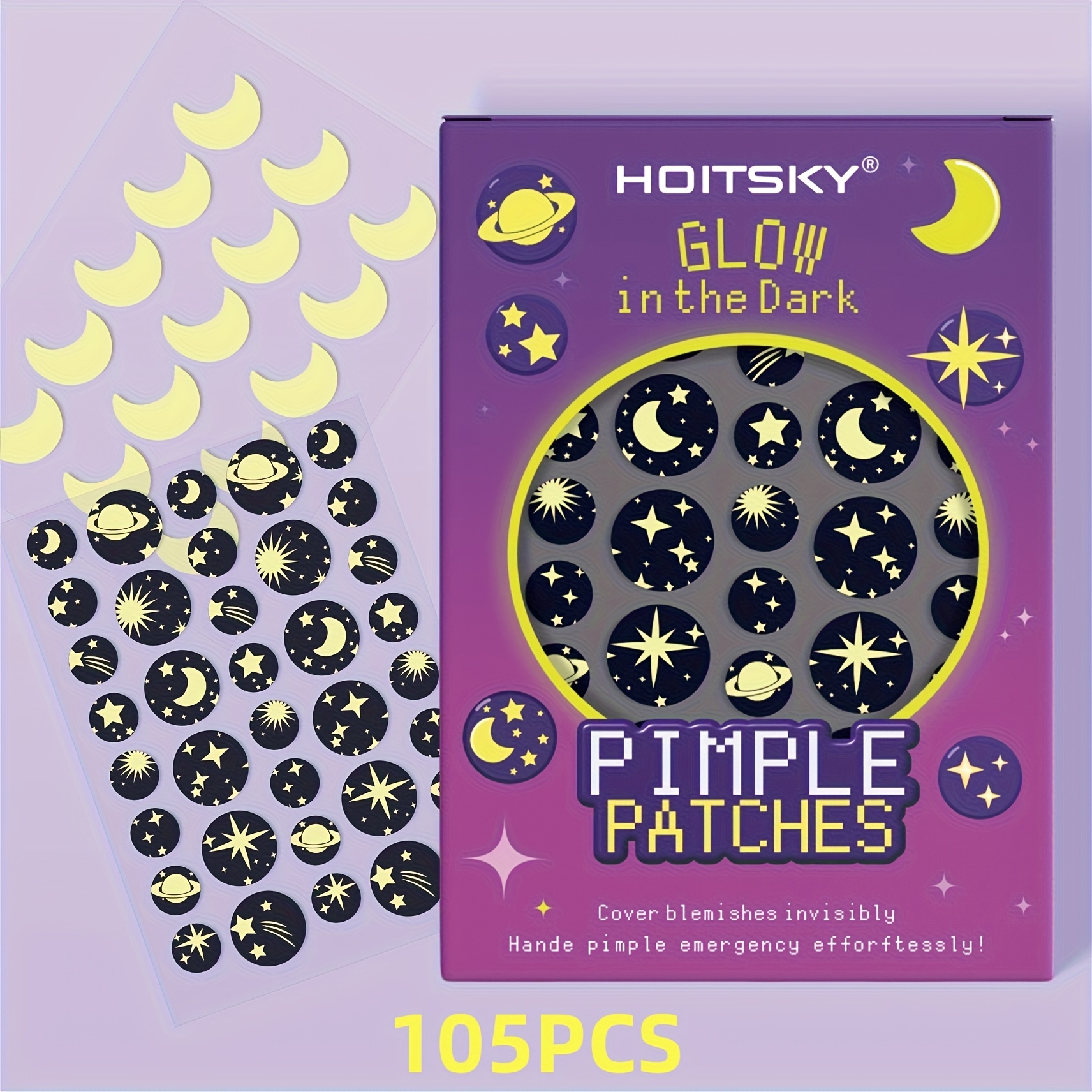51/102pcs ( Pack) Patch Suitable For Types - -free & Fragrance-free Pimple Cover, Invisible Zit Stickers For , Daily Wear, , &
