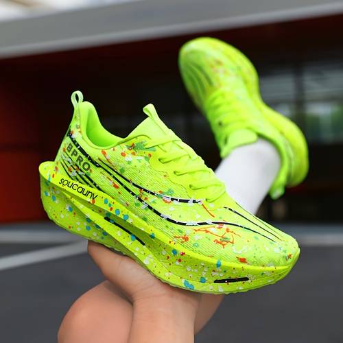 sneakers mens road running shoes trail marathon running shoes spring summer mesh breathable mens athletic shoes lightweight soft sole comfortable casual shoes anti slip wear resistant versatile large size mens shoes gym training shoes outdoor