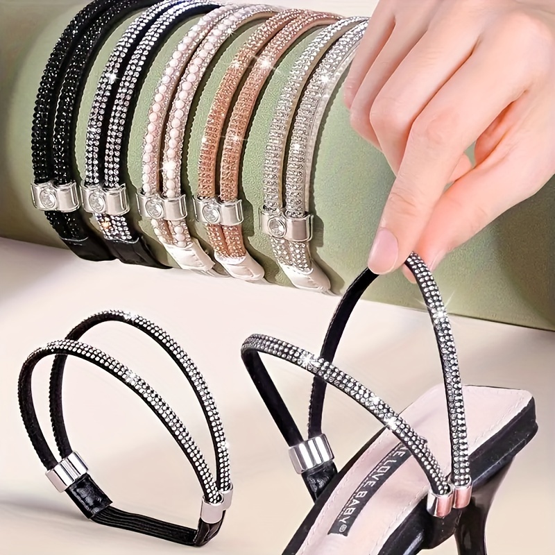 

Sparkling High-heel Shoe Straps - Anti-drop, 1 Pair