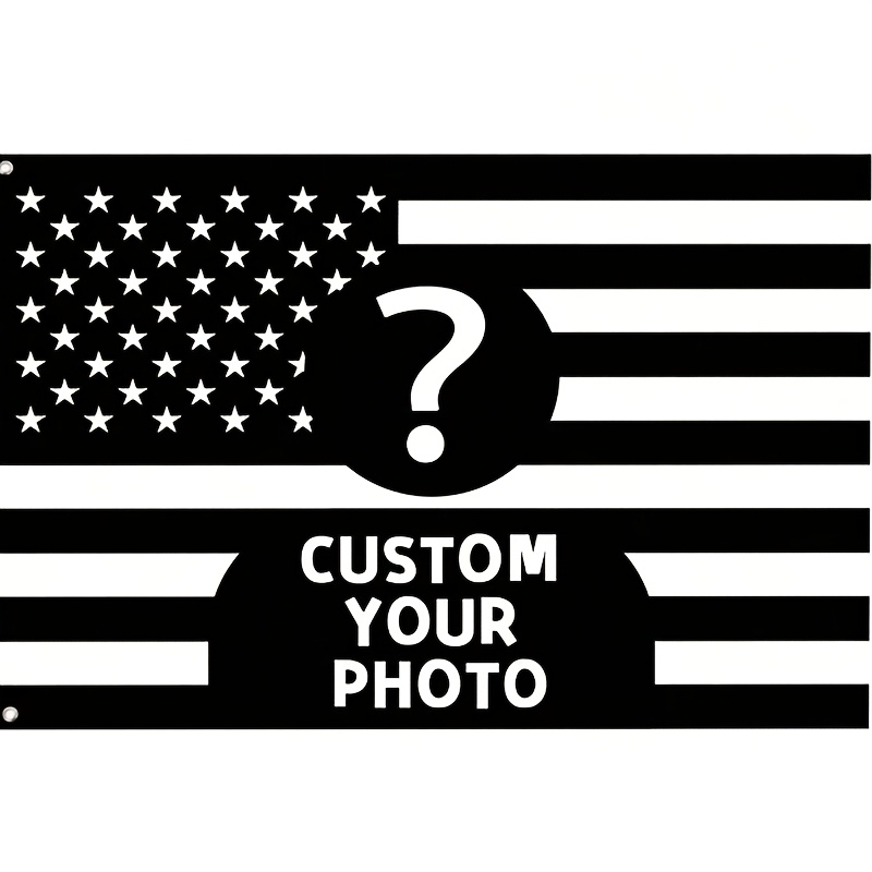 TEMU 1pc Custom Flag, Available In Pink, Red, And Black, 100g Polyester Material, Single-sided Printing, Customizable With Your Own Image. Ideal For
