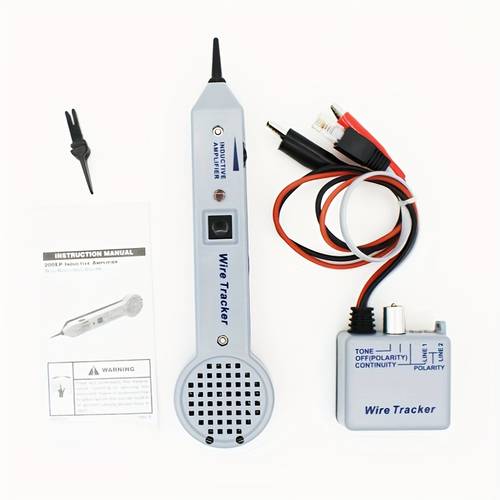 wire kit 200ep professional audio tone generator kit cable tracer with adjustable volume inductive amplifier probe set for telephone data