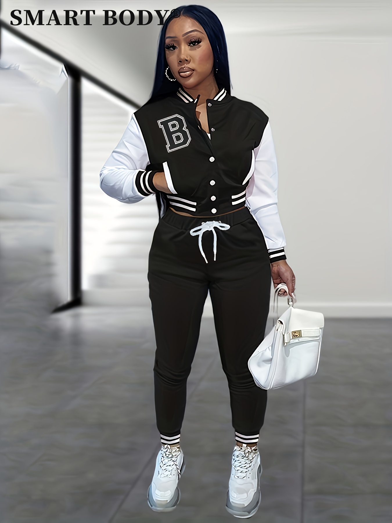 Tracksuit Bottoms Womens Smart Tracksuit Drawstring Tracksuit