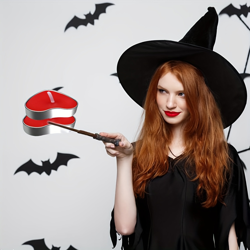 12/50/150/300pcs Red Heart-Shaped Candles - Single-Wick, Short Burn Time (1-4 Hours), Ideal for Valentine'S Day, Christmas, Halloween, Hanukkah, Thanksgiving, Ramadan - Indoor Use, Holder Decor