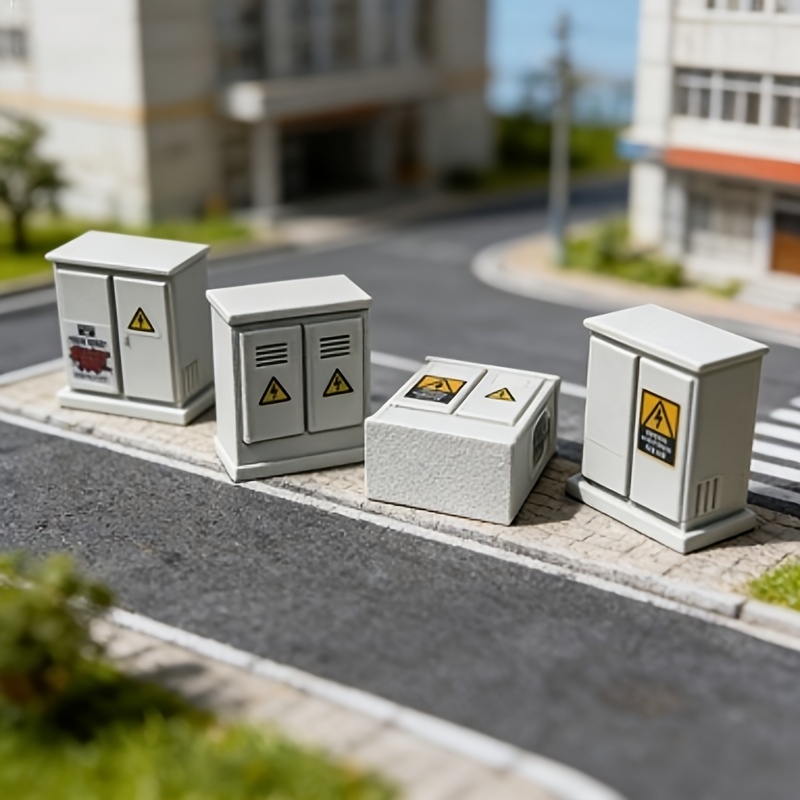 Distribution Box Model 1:64 Scale Plastic Electrical Control Box