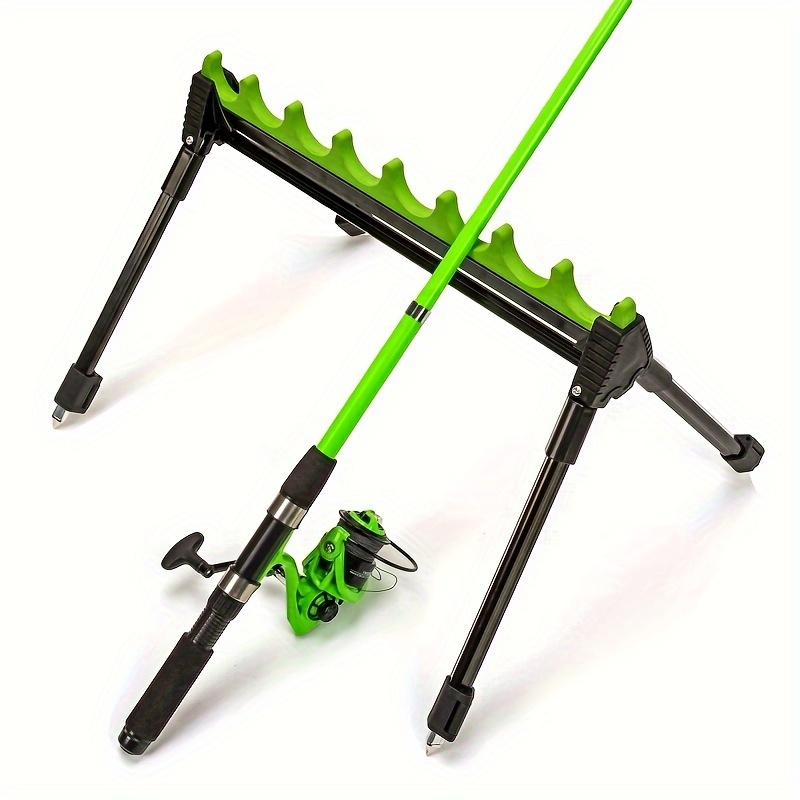 

8-hole/12-hole Fishing Bracket With Adjustable Telescopic Alloy Material, And Long-lasting Outdoor Fishing Rod Bracket, Sea Rod Ground Insertion Bracket (with Fishing Bracket)