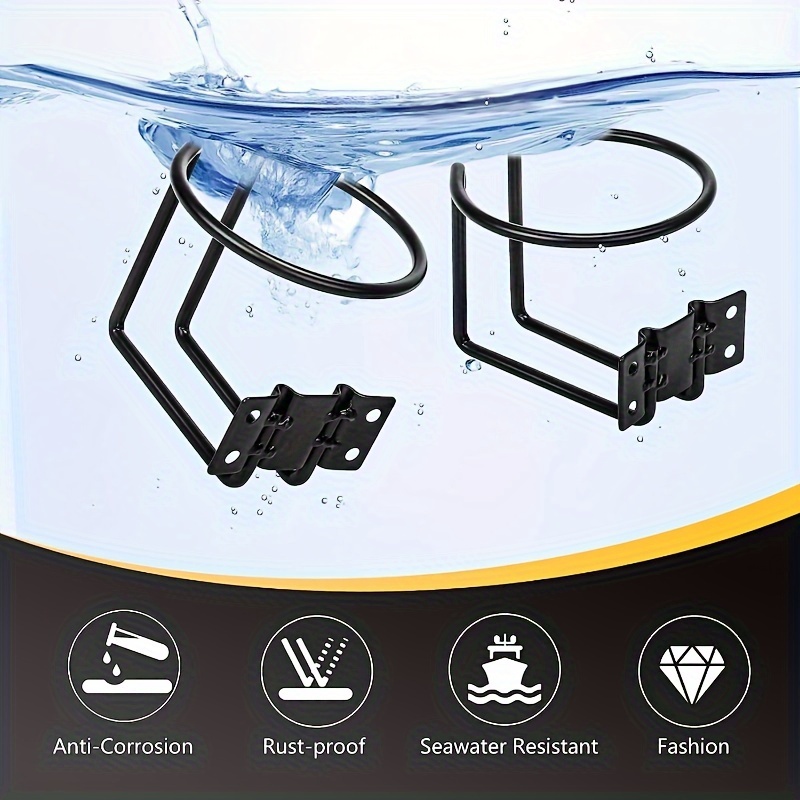 Image of 2/1pc Multifunctional Household Car Vehicle Water Cup Drink Bottle Holder Suitable For Marine Yacht Truck Rv Universal Beverage Rack