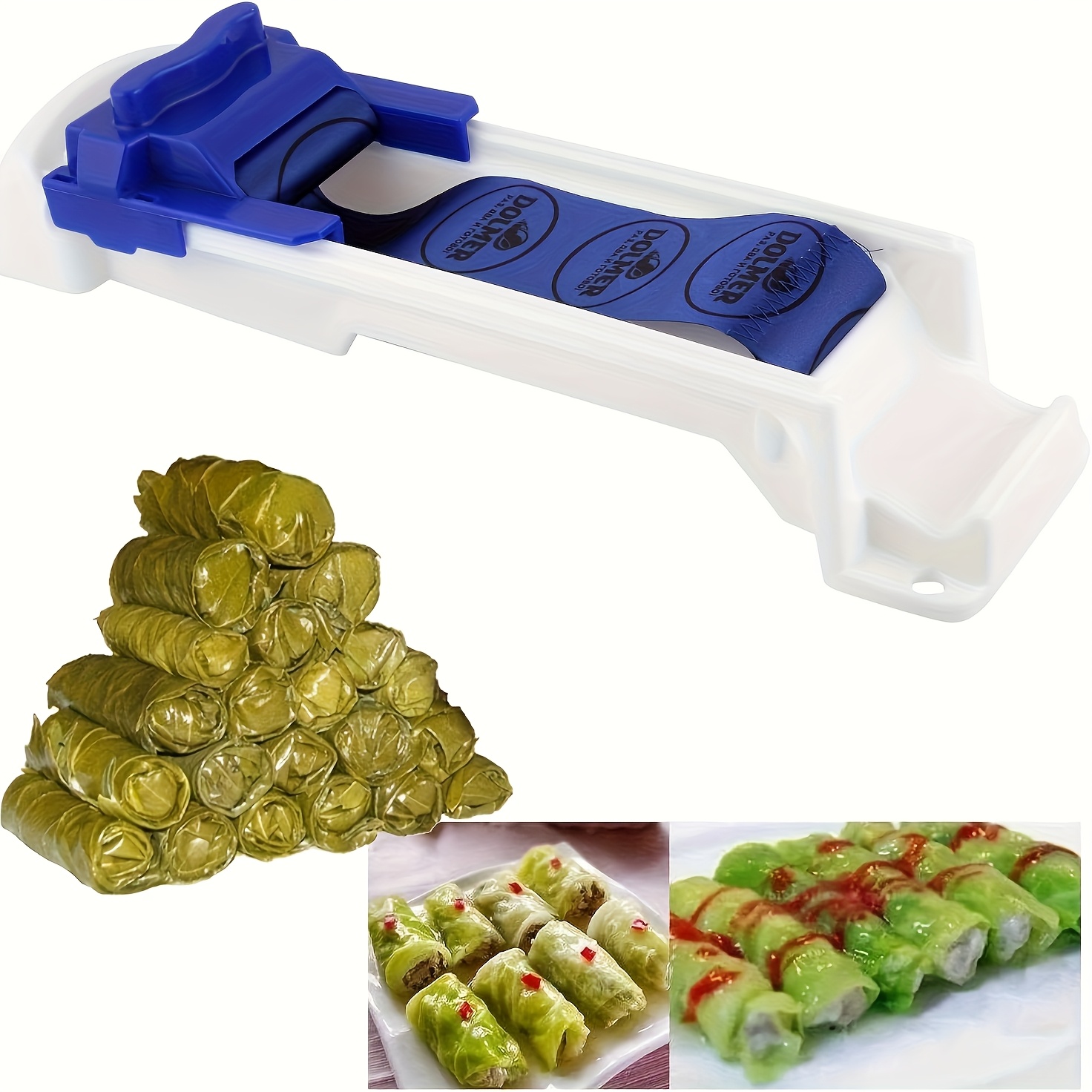 1/2pcs Vegetable Meat Rolling Tool, Dough Roller Diy Egg Roll Maker, For Sushi Making Home Kitchen Tool