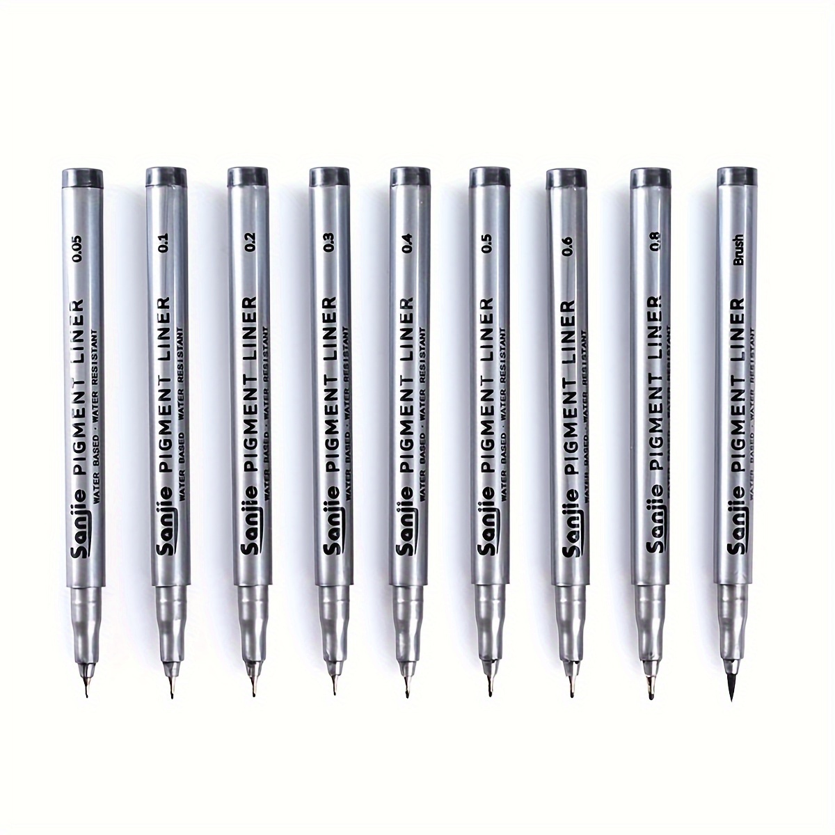 

9pcs Art Special Waterproof Needle Tube Pen Hand-painted Needle Tube Pen Hook Line Stroke Sketch Pen Student Hand-painted Hook Line Pen