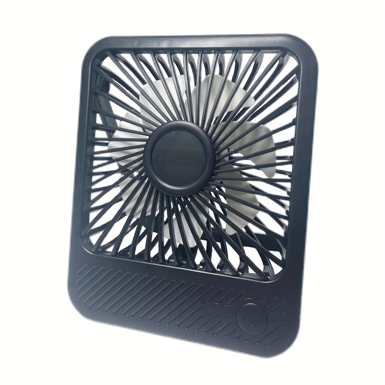 TEMU Desk Fans Rechargeabledesk Fans For Officedesk Fans Fan For Bedroomdesk Fan Usb 2000mah 3 180° Tilt Folding Mini Personal Fan Office Bedroom Desktop, Travel, Camping